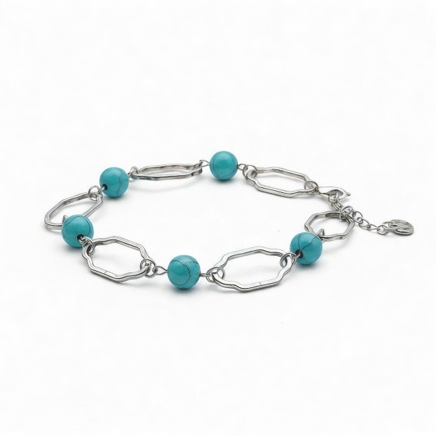 Pulsera con Turquesa